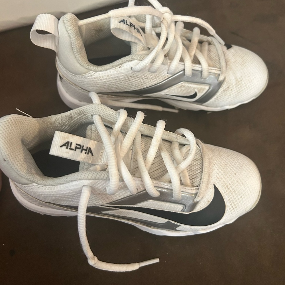 Nike Black and White football cleats